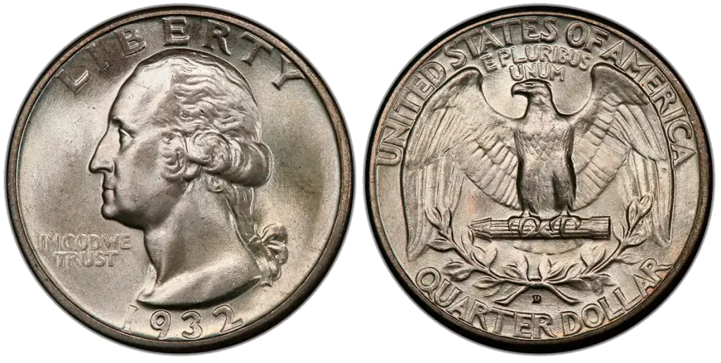 1932-D 25C Regular Strike