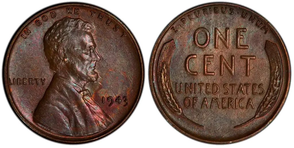1943 1C Bronze BN Regular Strike